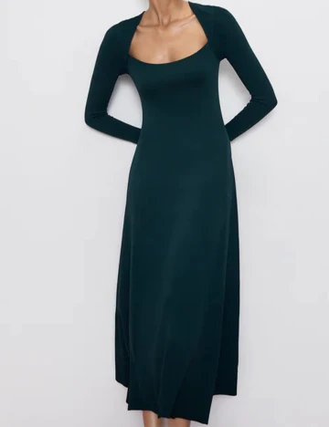 Rochie Zara, verde, M Verde