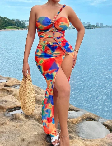 Rochie de plaja SHEIN, mix culori Mix culori