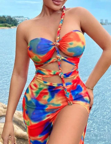 Rochie de plaja SHEIN, mix culori Mix culori