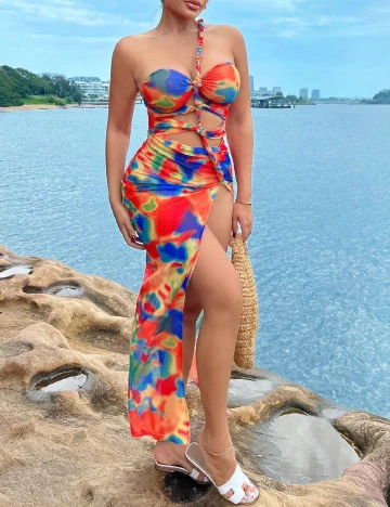 Rochie de plaja SHEIN, mix culori Mix culori