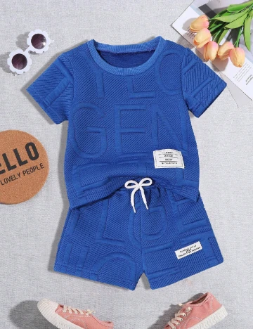 Compleu Shein Kids, albastru