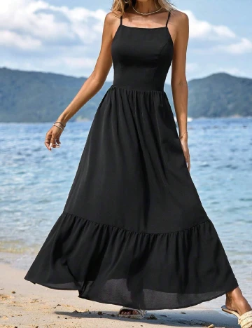 Rochie lunga SHEIN, negru Negru