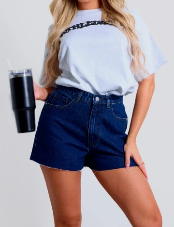 Pantaloni scurti PRETTYLITTLETHING, bleumarin Albastru