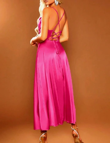 Rochie lunga SHEIN, roz Roz
