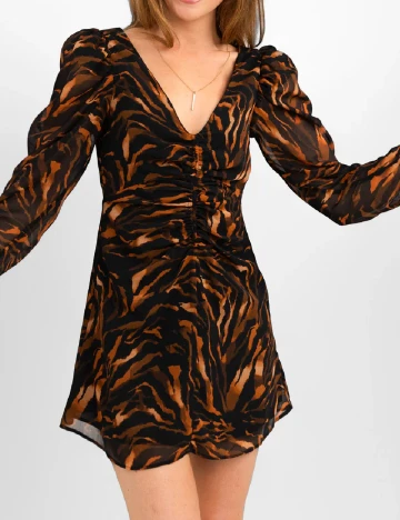Rochie scurta Top Shop, animal print Animal print