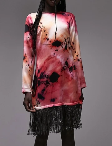 Rochie scurta Top Shop, roz Roz