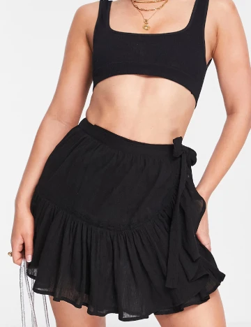 Fusta ASOS, negru Negru