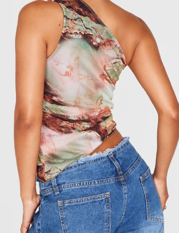 Top PRETTYLITTLETHING, mix culori Mix culori