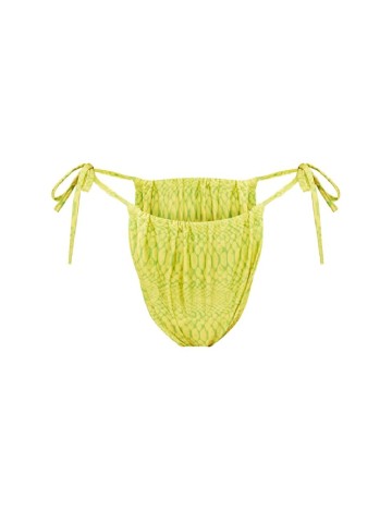 Chilot de  baie PrettyLittleThing Plus Size, galben