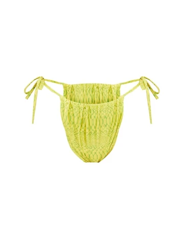 Chilot de baie PrettyLittleThing Plus Size, galben