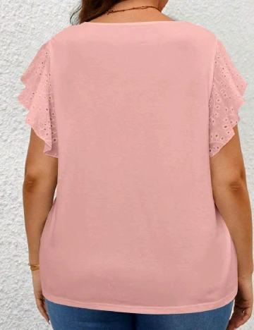 Bluza SHEIN CURVE, roz Roz