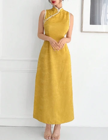 Rochie lunga SHEIN, galben Galben