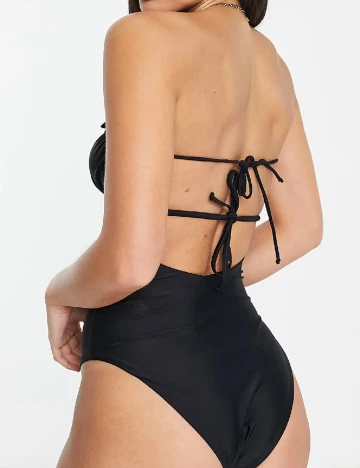 Costum de baie ASOS, negru Negru