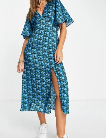 Rochie medie Top Shop, albastru Albastru