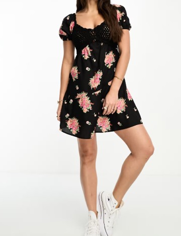 
						Rochie scurta ASOS, negru