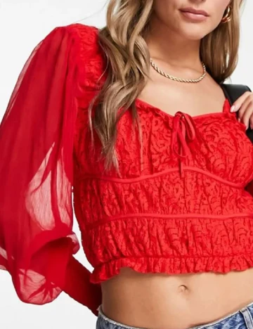 Top Miss Selfridge, rosu Rosu
