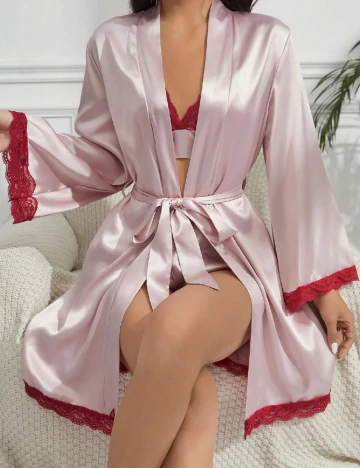Pijama SHEIN, roz Roz