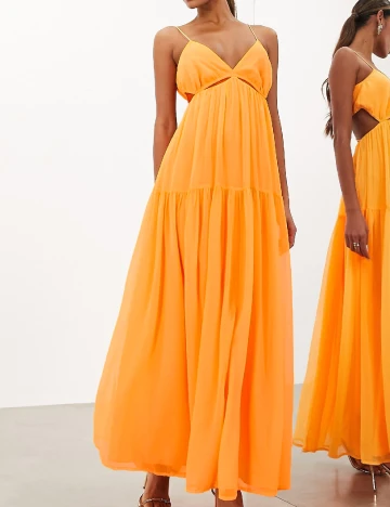 Rochie lunga ASOS, portocaliu Portocaliu