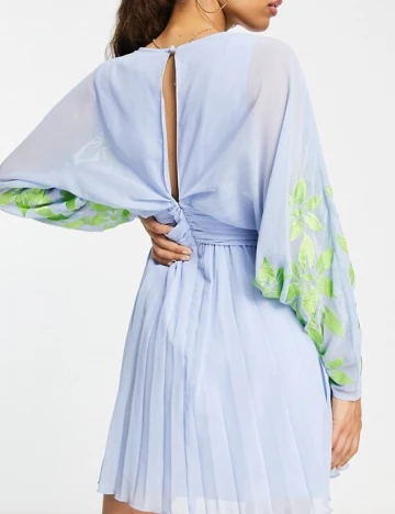 Rochie scurta ASOS, albastru Albastru