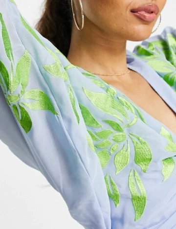 Rochie scurta ASOS, albastru Albastru