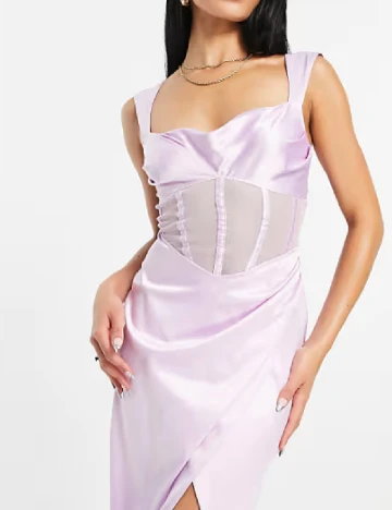 Rochie medie ASOS, roz Roz
