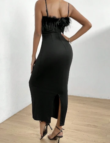 Rochie lunga SHEIN, negru Negru