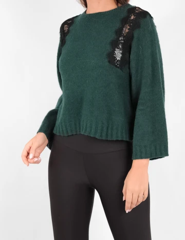 Pulover Motivi, verde, L