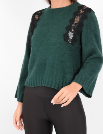 Pulover Motivi, verde, L