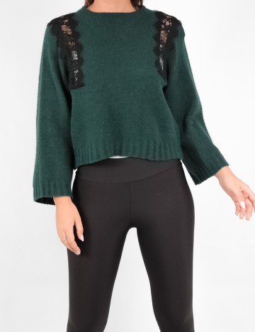 Pulover Motivi, verde, L