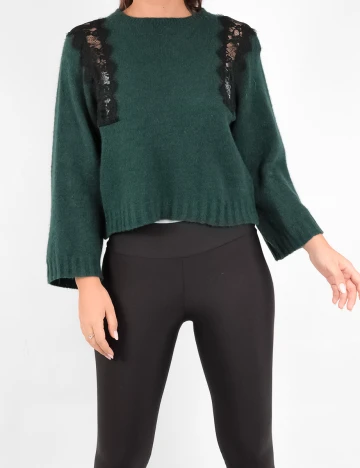 Pulover Motivi, verde, L