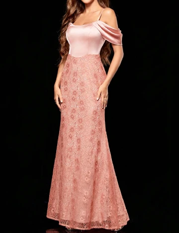 Rochie lunga SHEIN, roz pudra Roz
