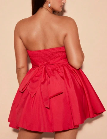 Rochie scurta SHEIN CURVE, rosu Rosu