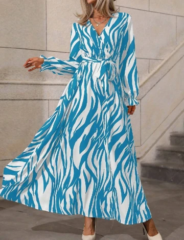 Rochie lunga SHEIN, albastru Albastru