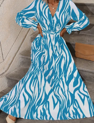 Rochie lunga SHEIN, albastru Albastru