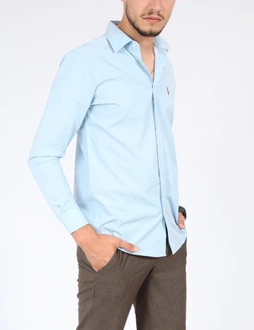 Camasa Polo Ralph Lauren, bleu