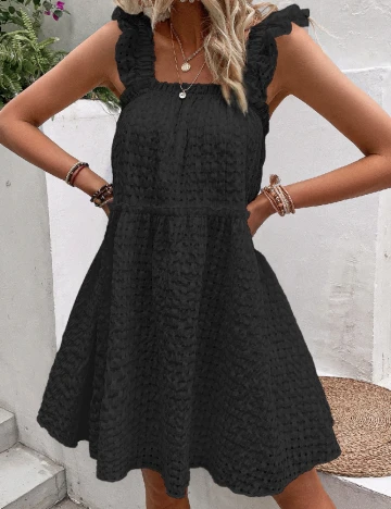 Rochie scurta SHEIN, negru Negru
