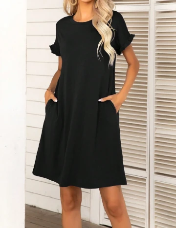 Rochie scurta SHEIN, negru Negru