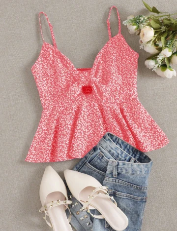 Top SHEIN, roz Roz