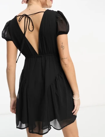 Rochie scurta ASOS, negru Negru
