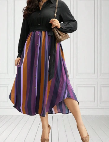 Rochie medie SHEIN CURVE, mix culori Mix culori