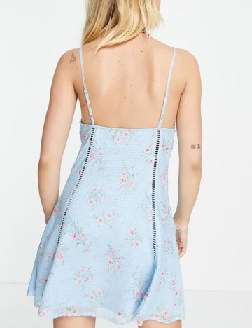 Rochie scurta Reclaimed Vintage, albastru