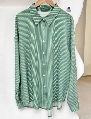 Camasa SHEIN, verde Verde