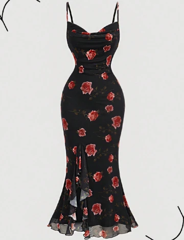 Rochie lunga SHEIN, negru