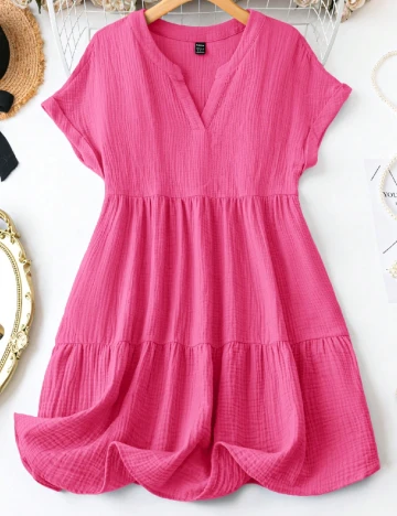 Rochie scurta SHEIN, roz