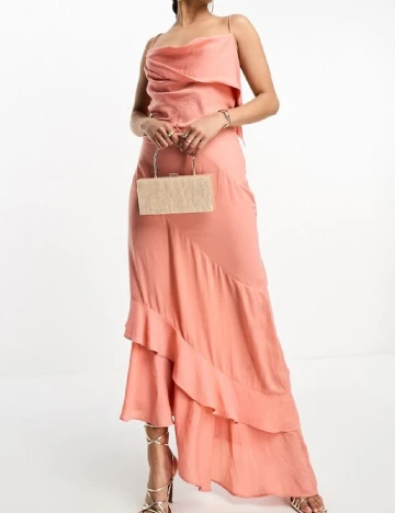 Rochie lunga ASOS, corai Roz