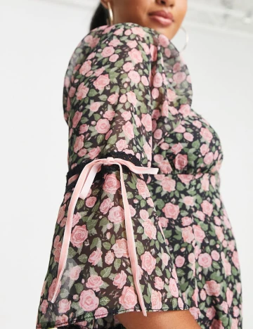 Rochie scurta PETITES MISS SELFRIDGE, floral print Floral print