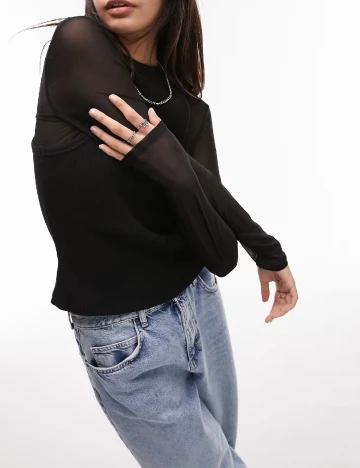 Bluza Top Shop, negru Negru