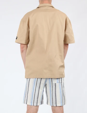 Pantaloni scurti Bershka, ecru