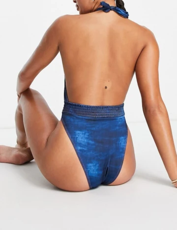Costum de baie ASOS, albastru Albastru