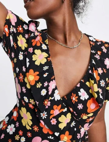 Rochie scurta Miss Selfridge, negru Negru